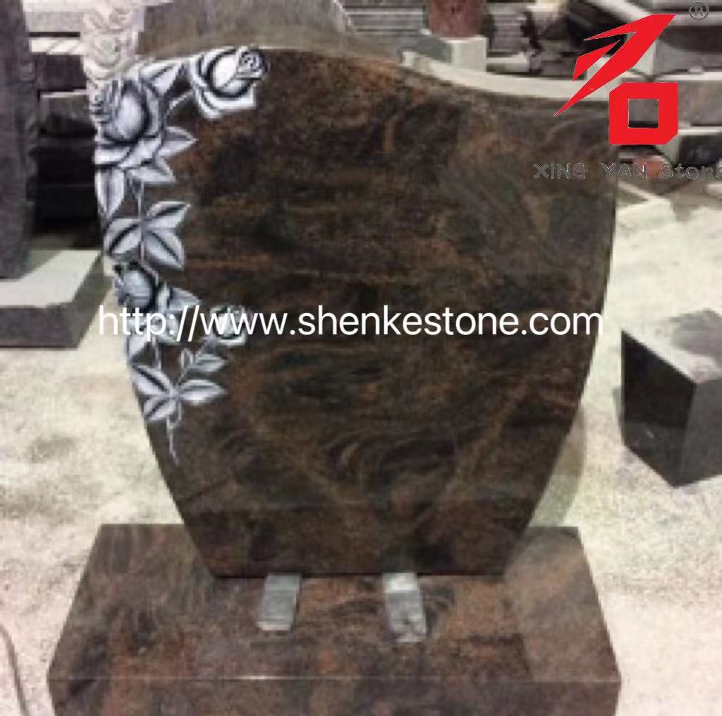 ຂາຍສົ່ງ AURYALE GRANURY Granite ດ້ວຍດອກກຸຫລາບແກະສະຫຼັກດ້ວຍດອກກຸຫລາບ
